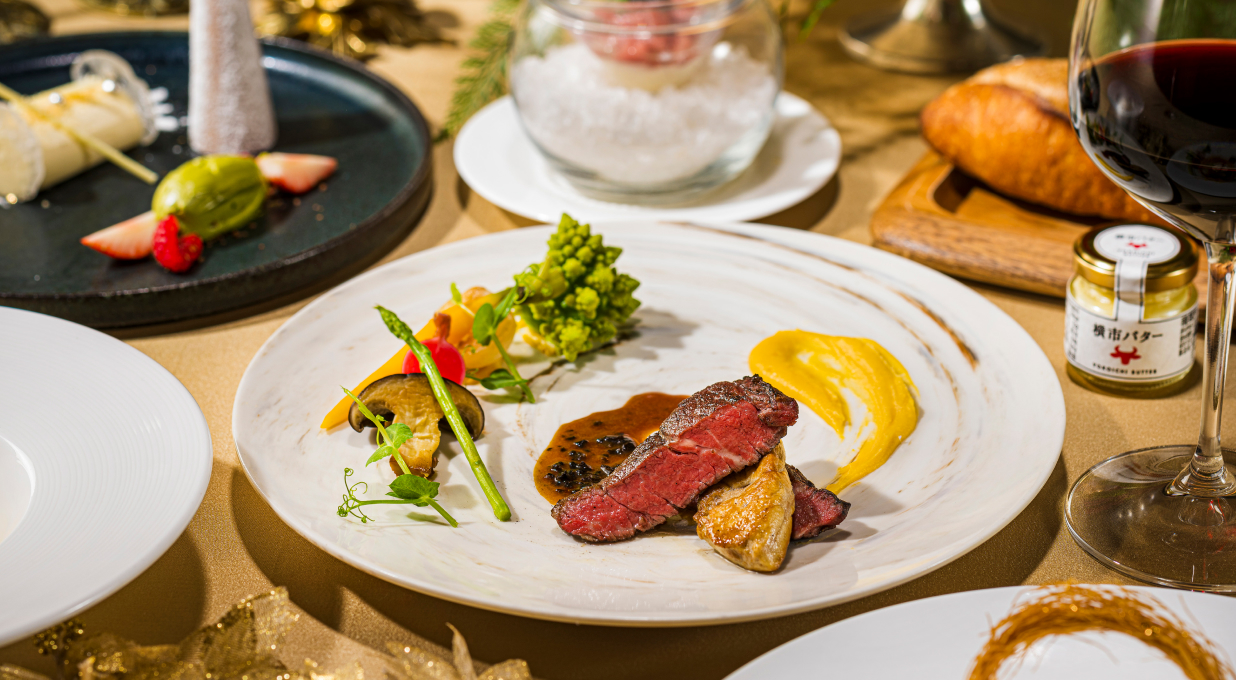 画像：フレンチ「ベイ・ビュー」クリスマスディナー