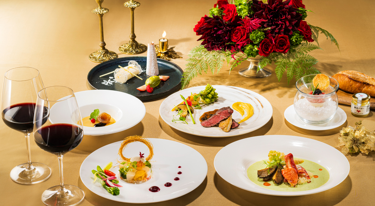 画像：フレンチ「ベイ・ビュー」クリスマスディナー