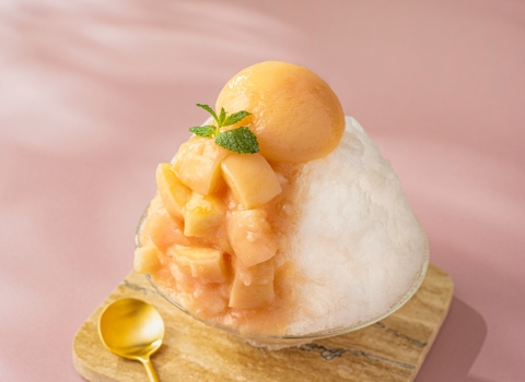 プレミアムかき氷「ピーチ」