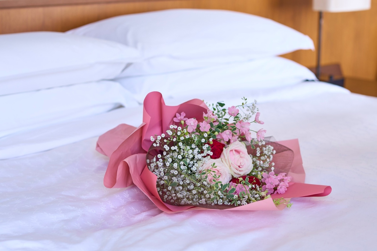 横浜 ベイ シェラトン ホテル 花束 フラワー メッセージ