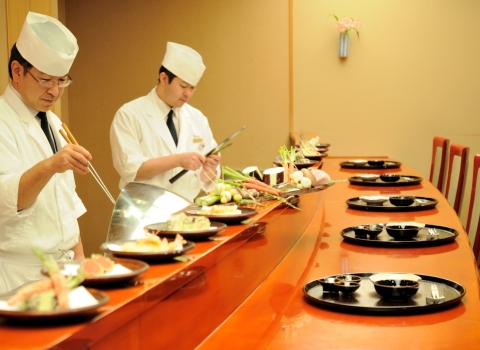 冬の賞味会～天ぷらカウンター～