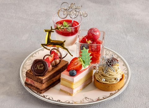 スカイラウンジ「ベイ・ビュー」アフタヌーンティーセット～マロン＆ショコラ～