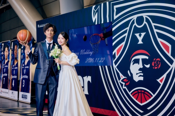 横浜ビー・コルセアーズ　フォトウエディング