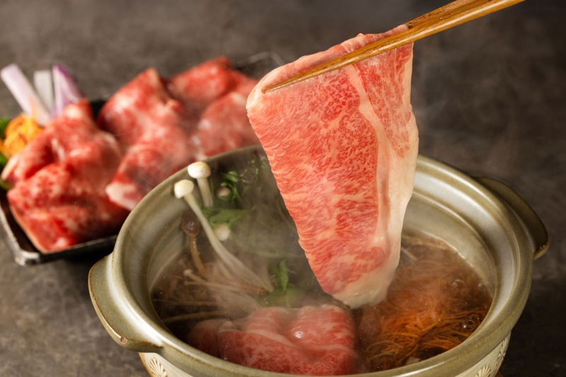 宮崎牛のしゃぶしゃぶ　戸村のタレ