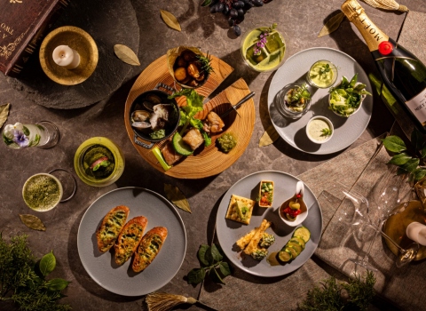 イブニングハイティー ～新緑の彩り～