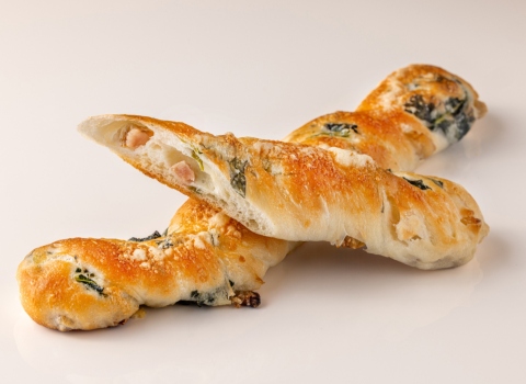ほうれん草とベーコンのトルデュ