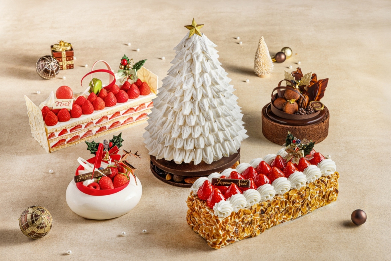 ノエルミルフィーユなど横浜ベイシェラトン ホテル＆タワーズがてがけるクリスマスケーキ