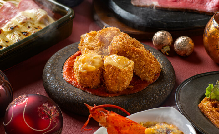 画像：シュリンプクロケット　小エビのクリームコロッケ