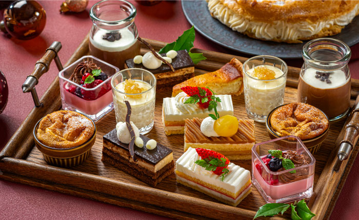 画像：各種デザート