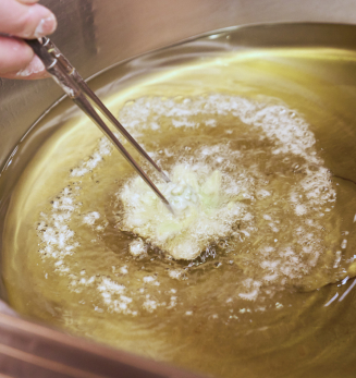 画像：天ぷらカウンター