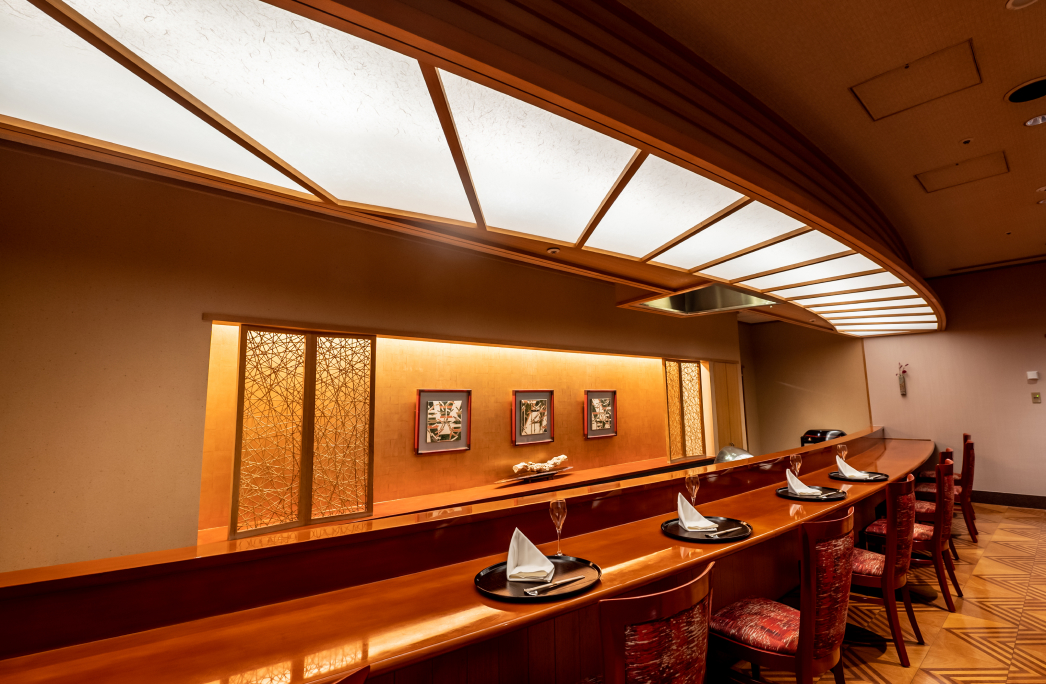 画像：天ぷらカウンター