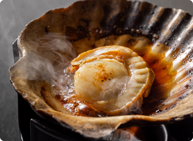 画像：帆立のバター焼き