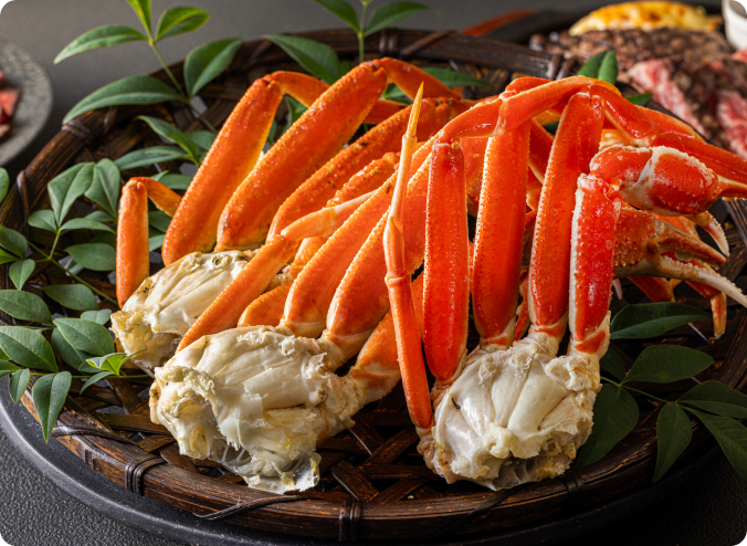 画像：本ズワイガニ 蟹酢添え