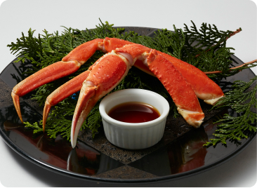 画像：本ズワイガニ 蟹酢添え