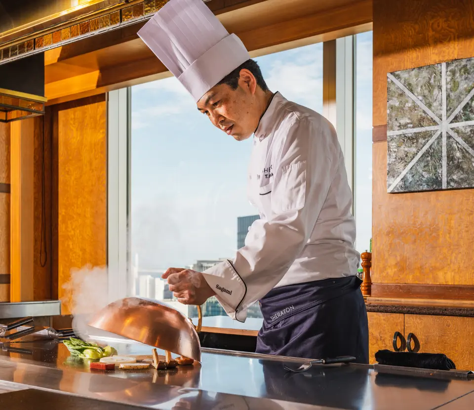 画像：鉄板焼「さがみ」鉄板焼総料理長 平塚 孝