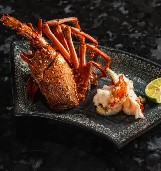 画像：鉄板焼「さがみ」の提供メニュー