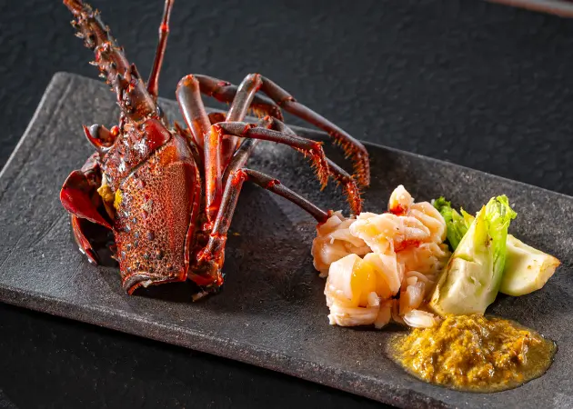 画像:鉄板焼「さがみ」の提供メニュー