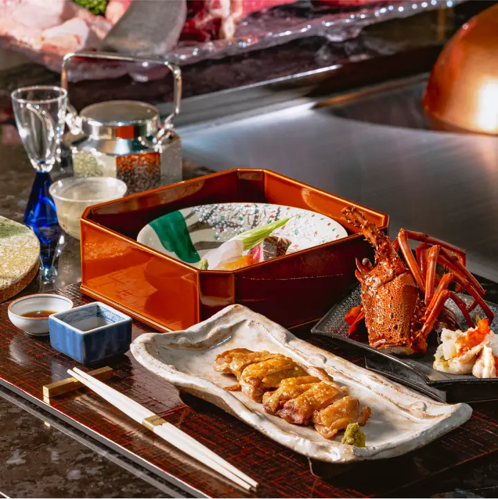 画像：鉄板割烹「山吹」の提供メニュー