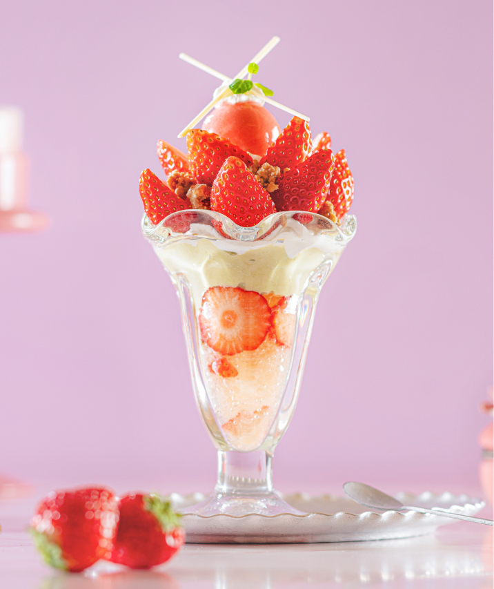 画像:プレミアムかき氷「ピーチ」