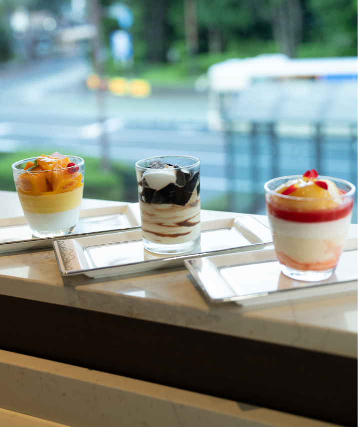 画像：グラスデザート