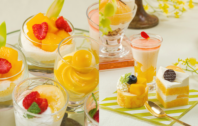 画像：スイーツメニュー背景